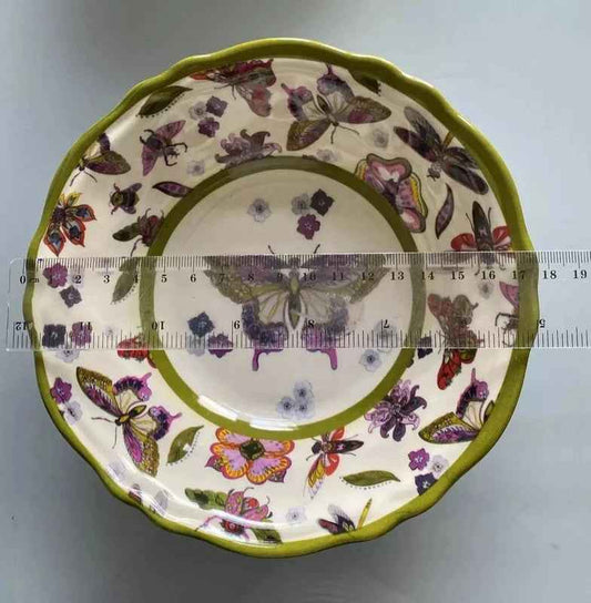 NEW Baci Milano Amazzonia Set of 4 Bowls Melamine for Outdoor Or Indoor Dining