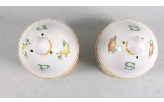 Villeroy & Boch Basket pattern Salt and Pepper Shakers