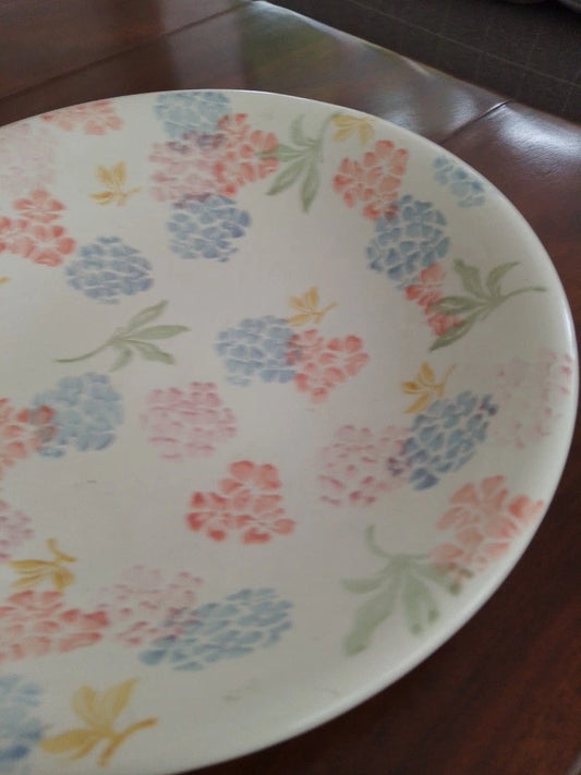 Vintage BHS EMILY CERAMIC Fruit Salad Serving Bowl 13" Wide Sponge Ware - Helsby Vintage