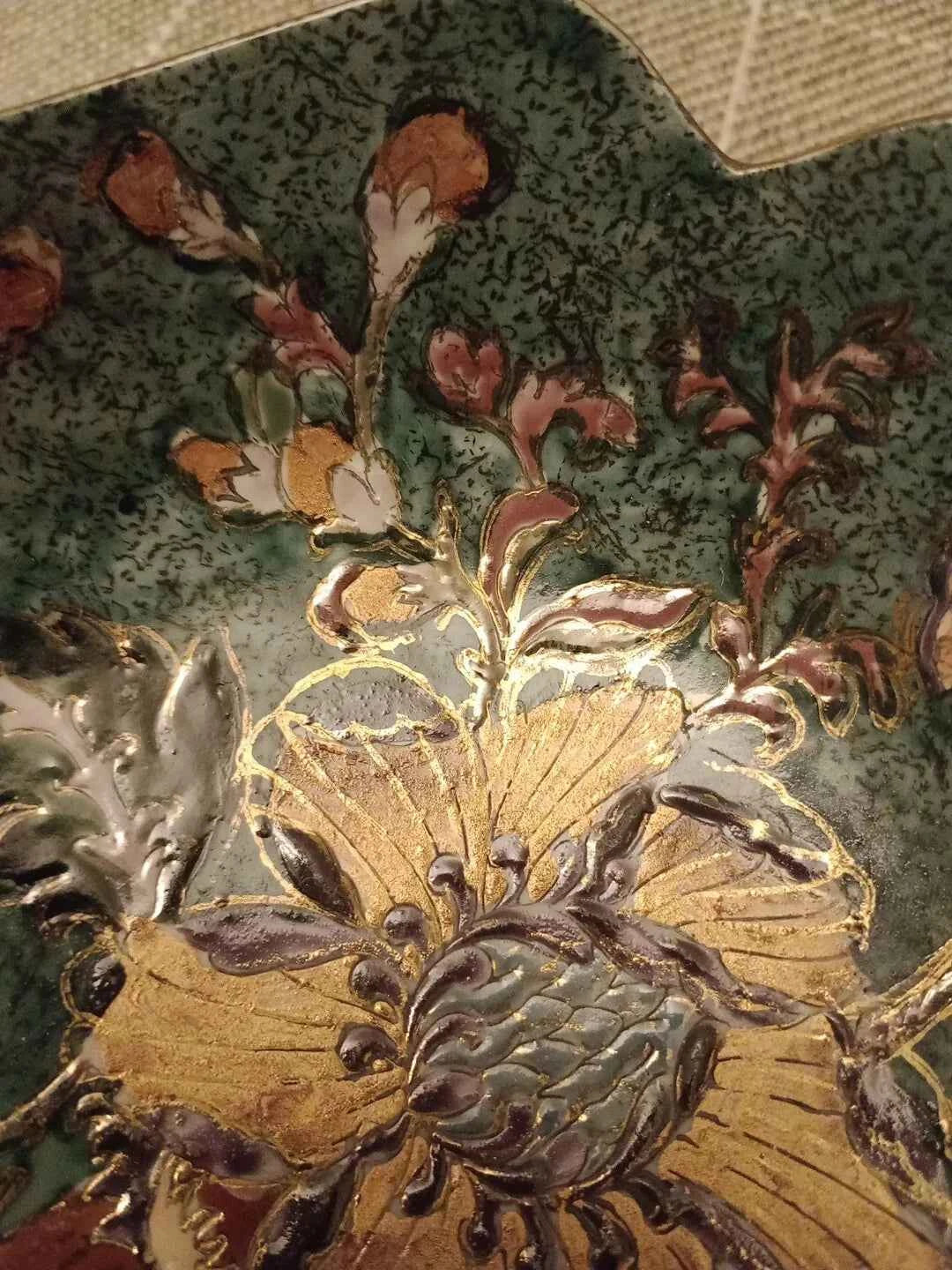 Helsby Vintage Chinese Cloisonne Dish 19th Or 20th Century - Helsby Vintage