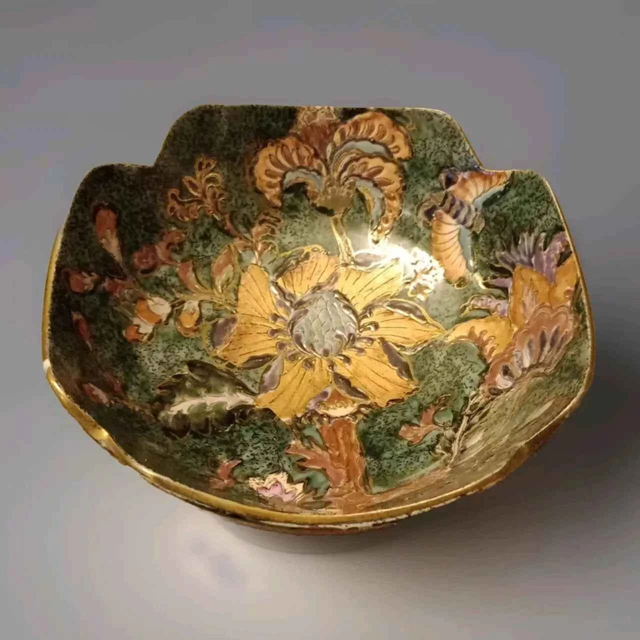 Helsby Vintage Chinese Cloisonne Dish 19th Or 20th Century - Helsby Vintage