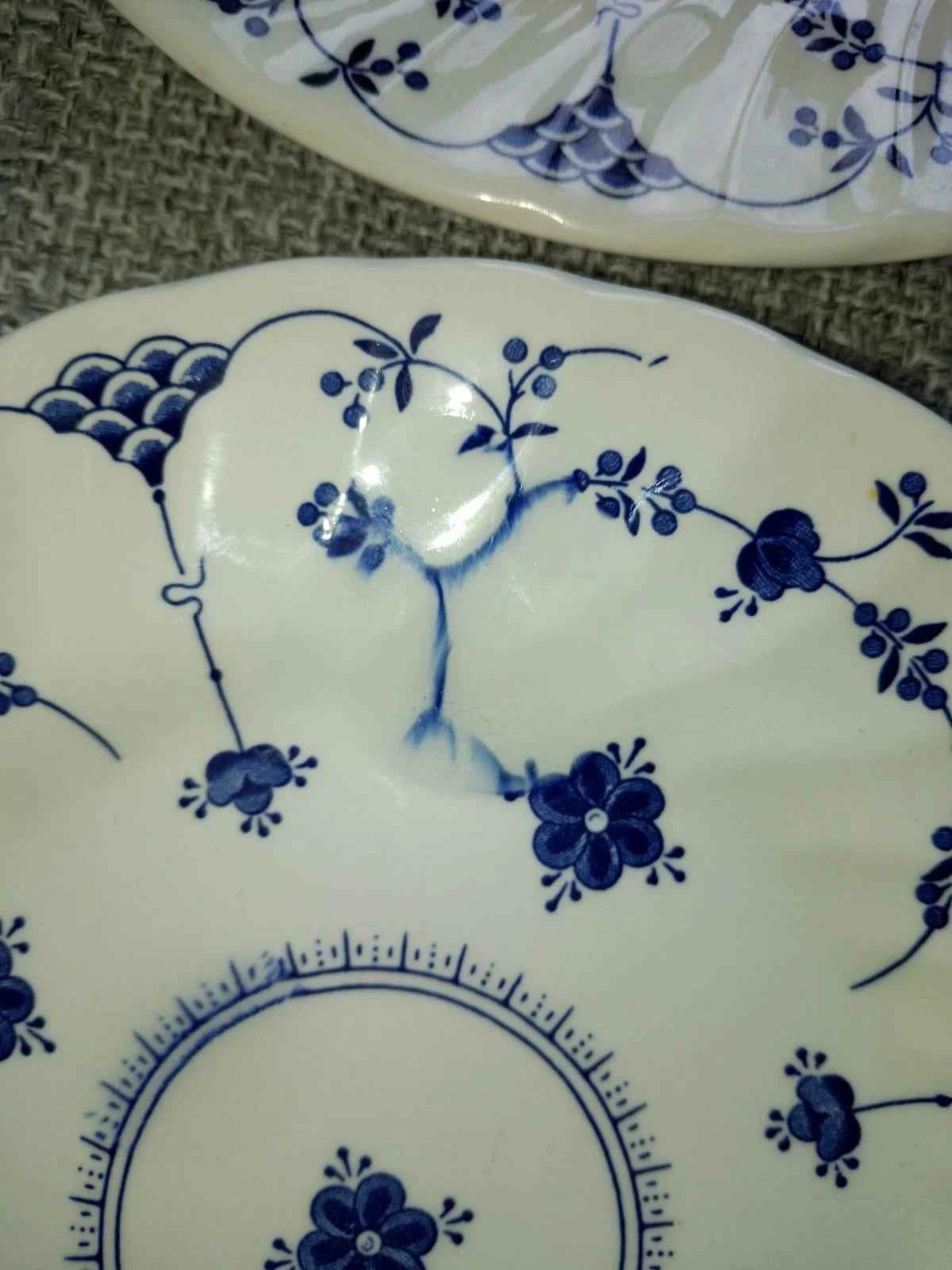 Churchill Georgian Collection Salad Plates Set of Four 20cm Vintage - Helsby Vintage