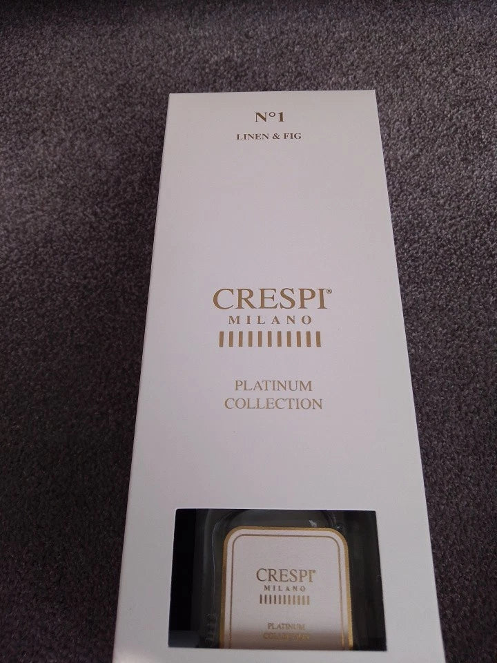 NEW Crespi Milano Reed Diffuser Linen And Fig Platinum Collection NO 1. 250ml - Helsby Vintage