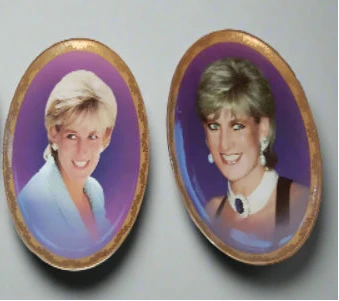 Davenport Memories Of Diana Set Of Two LIMITED Edition Plates - Helsby Vintage