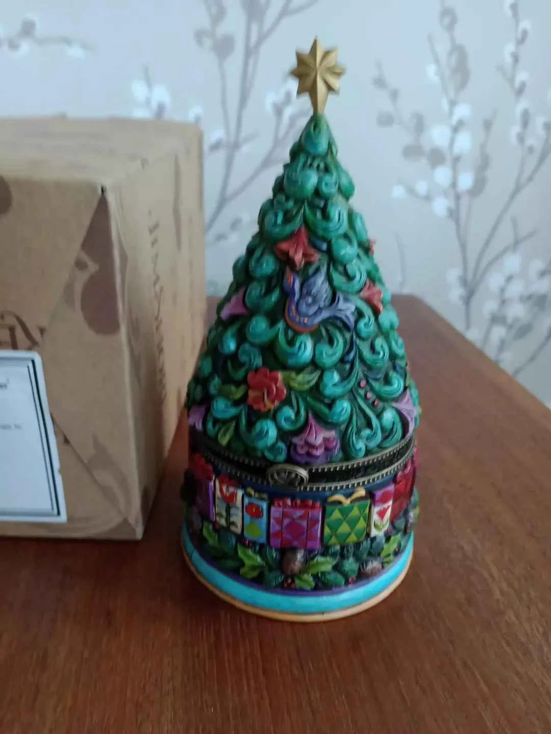 Jim Shore Believe In The Magic Of Christmas Hinged Tree Santa 4014473 RARE 2009 - Helsby Vintage