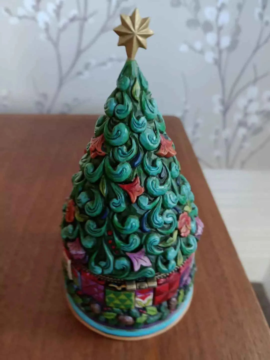 Jim Shore Believe In The Magic Of Christmas Hinged Tree Santa 4014473 RARE 2009 - Helsby Vintage