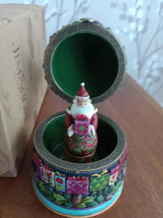 Jim Shore Believe In The Magic Of Christmas Hinged Tree Santa 4014473 RARE 2009 - Helsby Vintage