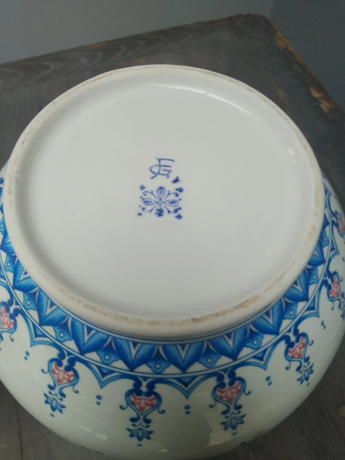 Pair Of Francesco Guarino Large Globe Vases FG Stamp Italian Rare 12" Vintage - Helsby Vintage