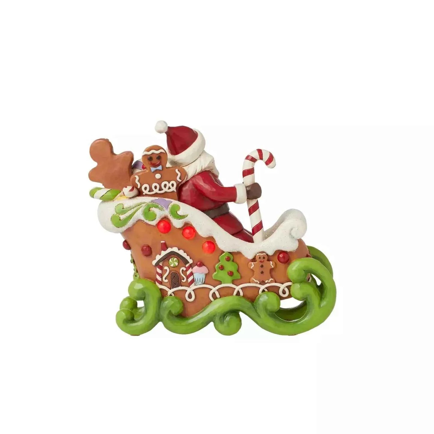 Jim Shore Santa LED Sharing Sweet Holiday Cheer 6015409 NEW - Helsby Vintage