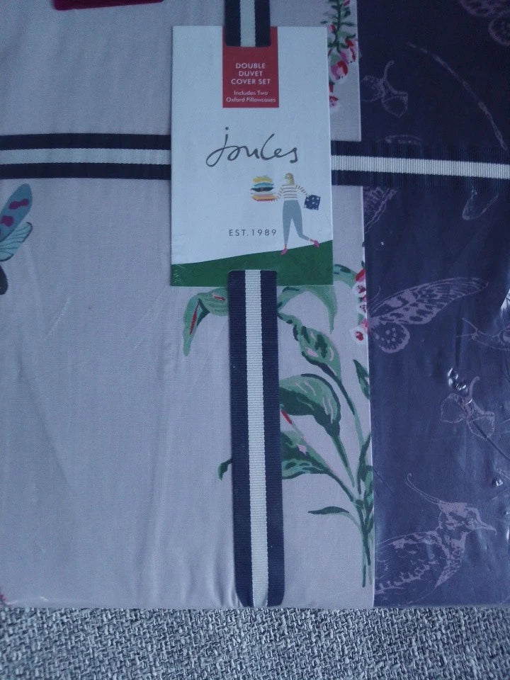 Joules Midnight Beasts Double Duvet Cover And Two Pillowcases Set NEW - Helsby Vintage