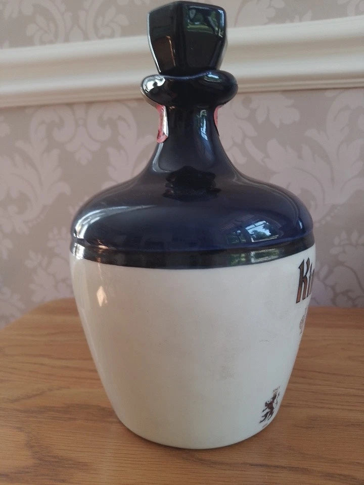 King Of Scots Proclamation Rare Extra Old Scotch Whisky Decanter And Stopper - Helsby Vintage