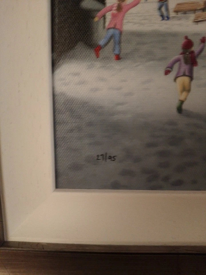 Leigh Lambert Ambushed Limited Edition 27 Of 95 Framed Giclee Print - Helsby Vintage