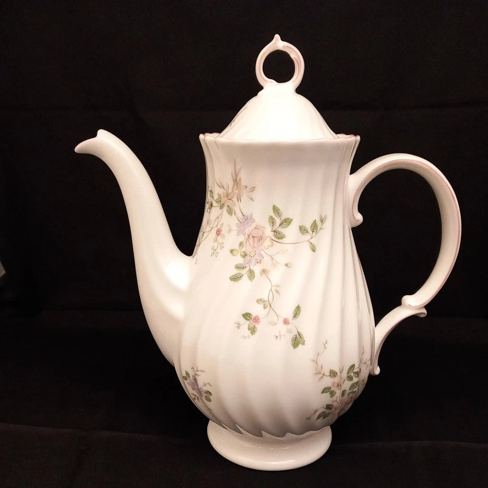 St Michael M & S Melrose Fine Bone China Coffee Pot Vintage - Helsby Vintage