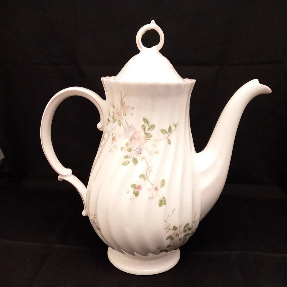 St Michael M & S Melrose Fine Bone China Coffee Pot Vintage - Helsby Vintage