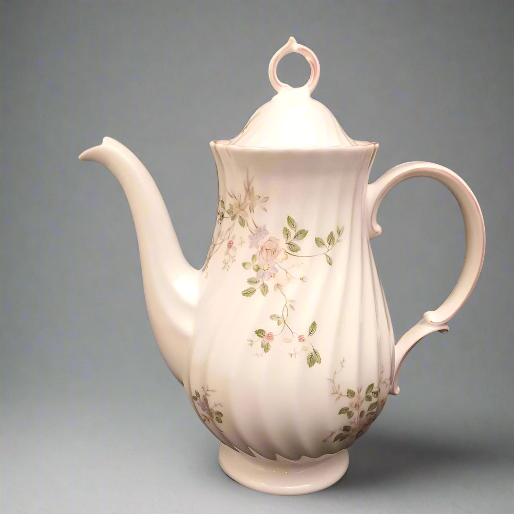 St Michael M & S Melrose Fine Bone China Coffee Pot Vintage - Helsby Vintage