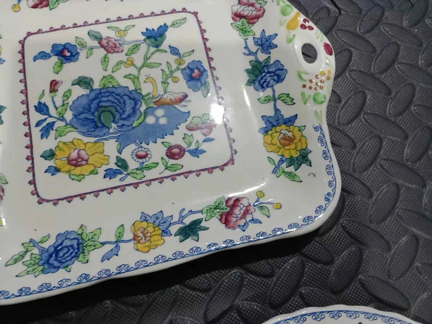 Masons Regency Sandwich Or Cake Plate - Helsby Vintage