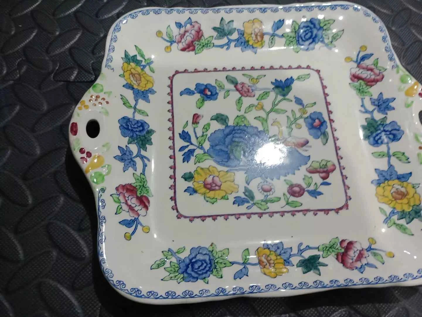 Masons Regency Sandwich Or Cake Plate - Helsby Vintage