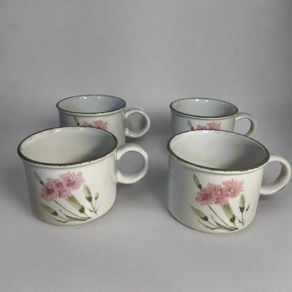 Midwinter Stonehenge Invitation Carnation Cups x 4 - Helsby Vintage