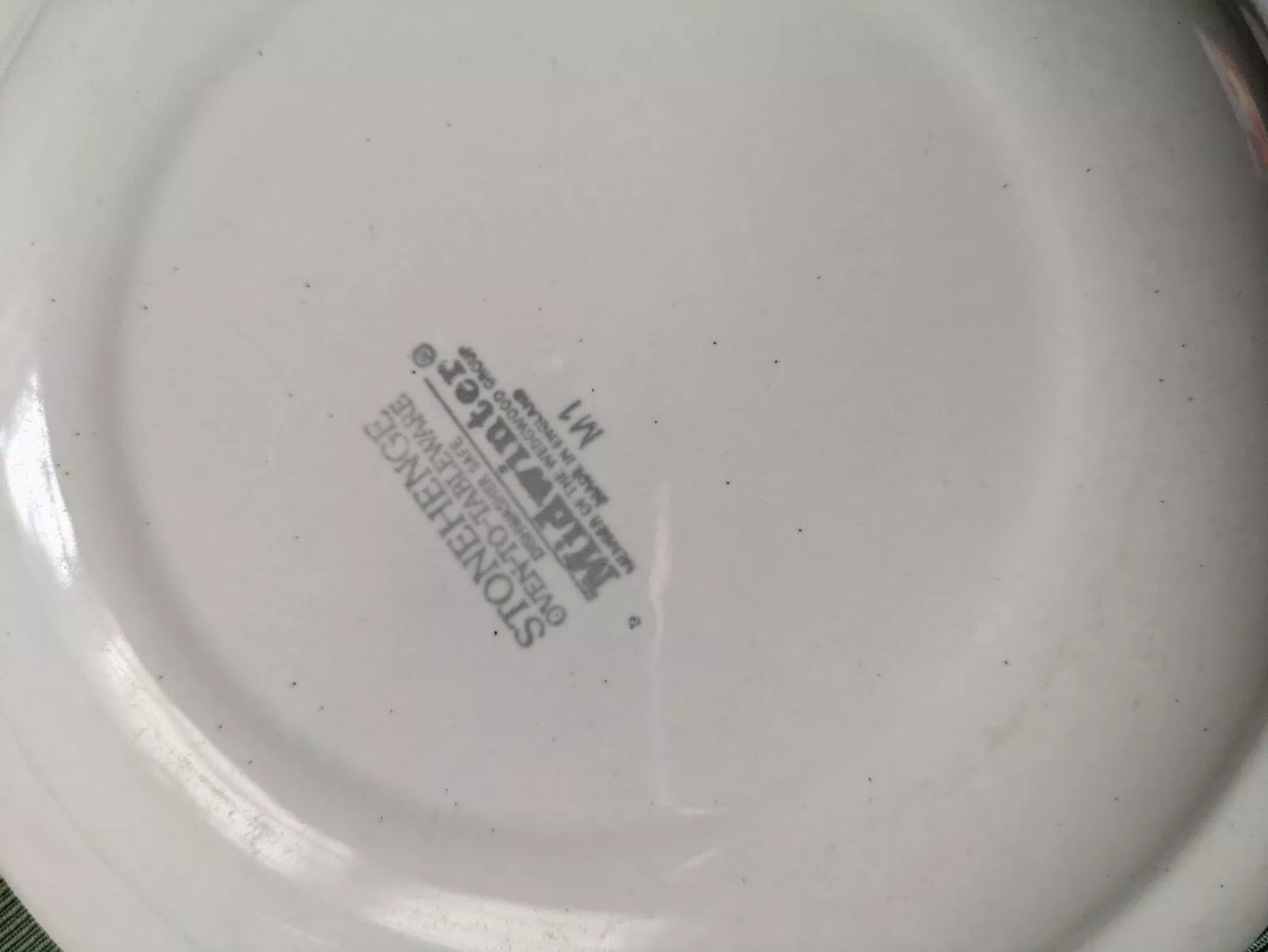 Midwinter Stonehenge Set of 5 Pink Carnation 17.5 Cm Side Plates - Helsby Vintage