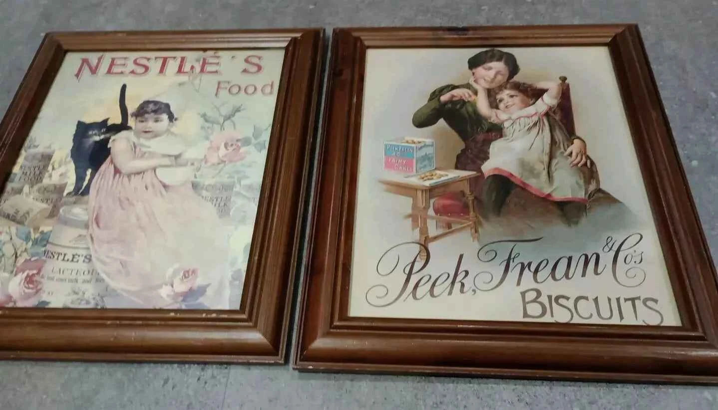 Vintage Nestle's Food Advert Pictures and Peek, Frean & Co's Biscuits - Helsby Vintage