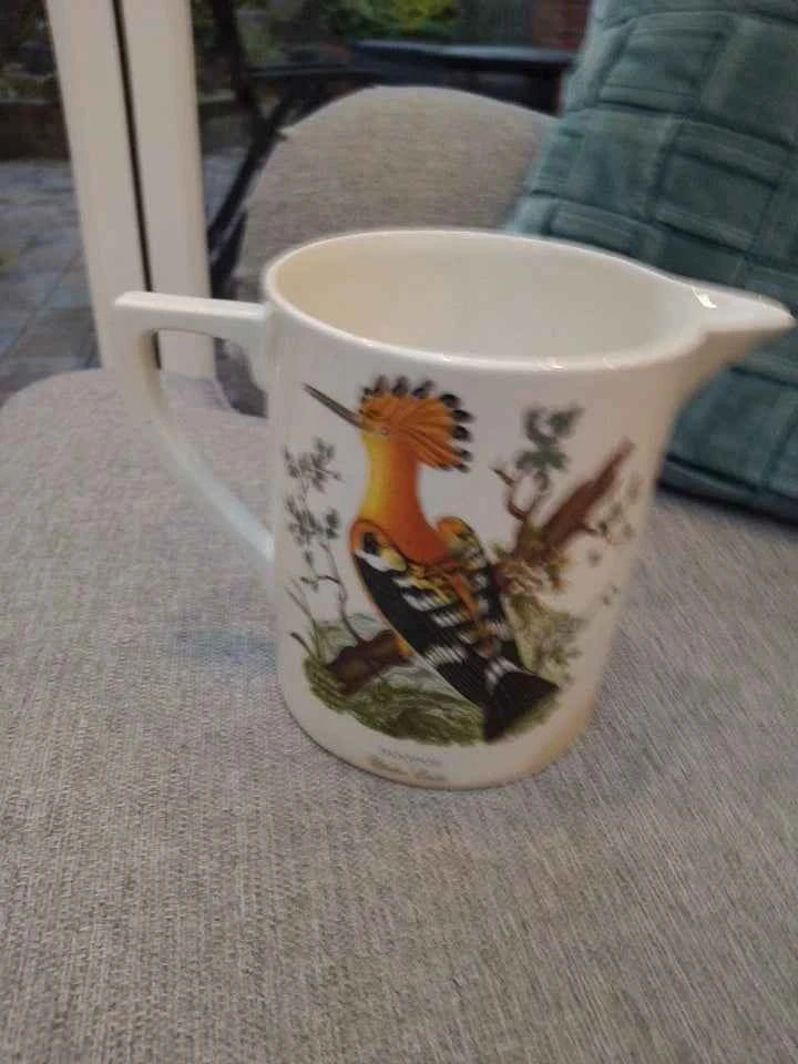 Portmeirion England Birds Of Britain E Donovan Pitcher Large Jug - Helsby Vintage