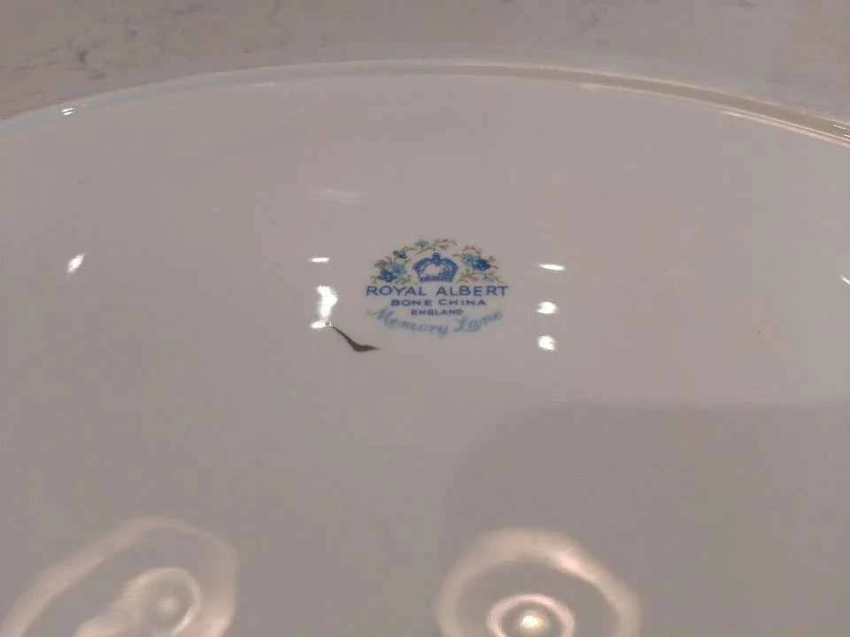 Royal Albert Memory Lane Large Oval Serving Platter 13 Inch - Helsby Vintage