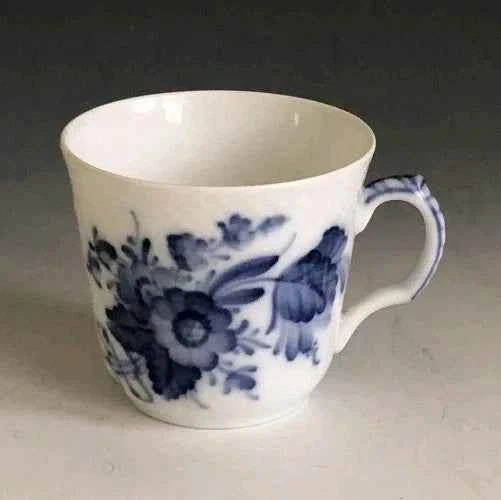 Royal Copenhagen Demitasse Cup And Saucer Blue Flower 10 1546 - Helsby Vintage