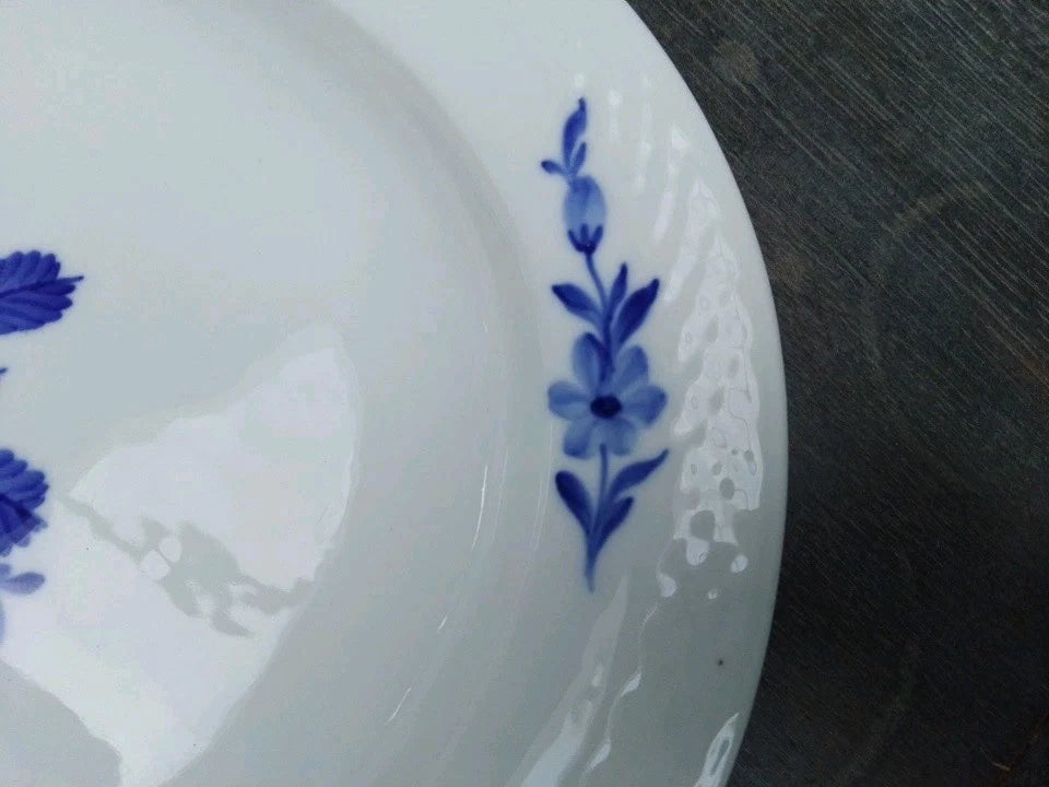 Royal Copenhagen Blue Flower Braided Oval Platter Dish No 8017 15" - Helsby Vintage