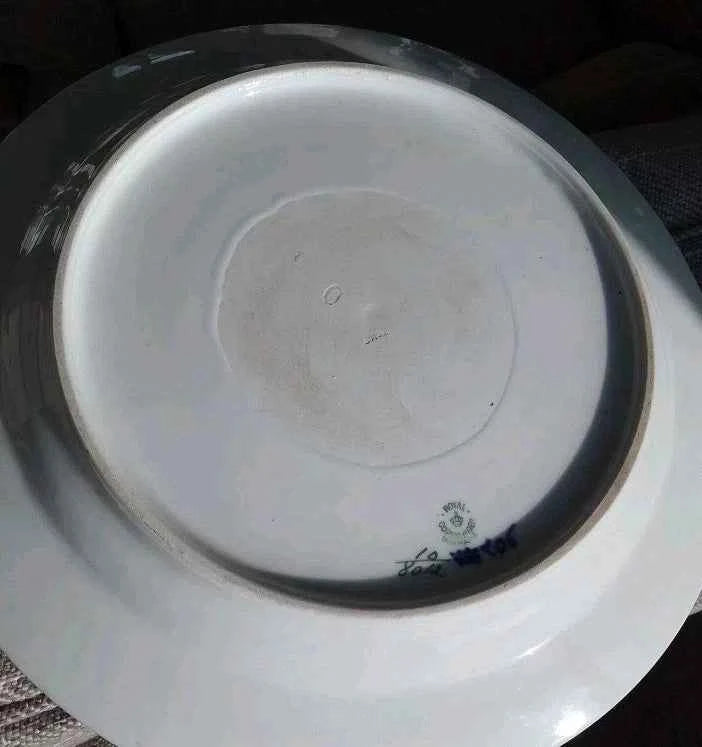 Royal Copenhagen Blue Flower Braided Round Platter Serving Dish No 8012 13" - Helsby Vintage