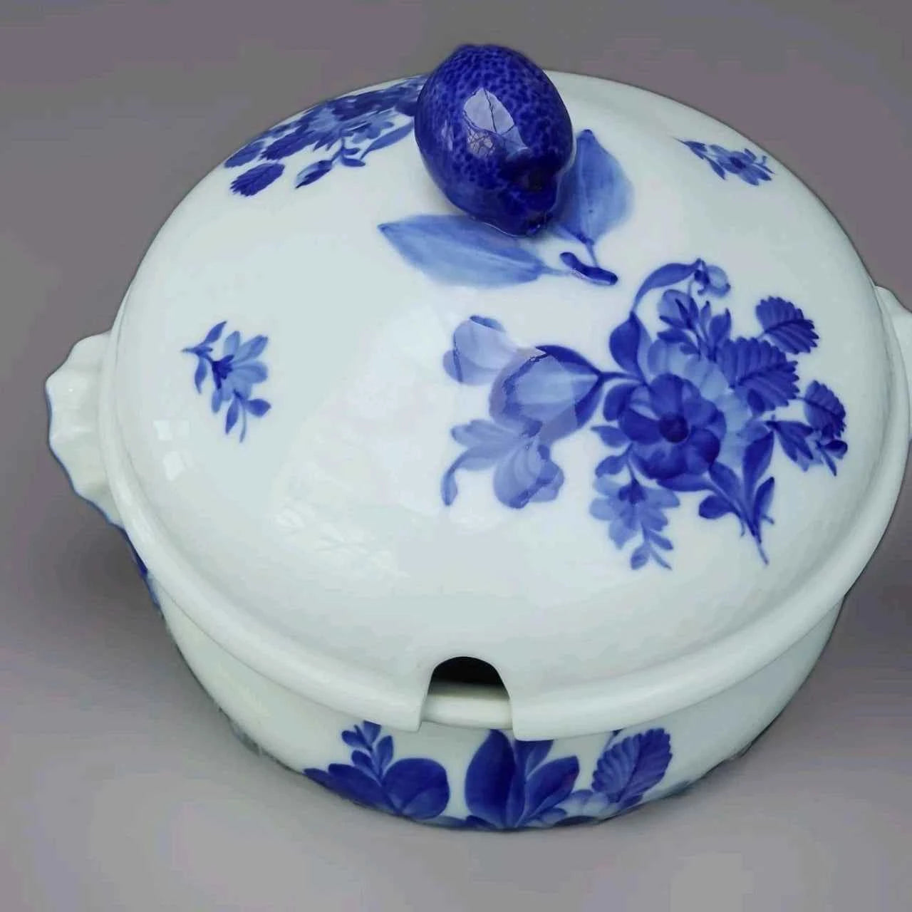 Royal Copenhagen Blue Flower Tureen Vintage Dinner Ware 8111 - Helsby Vintage