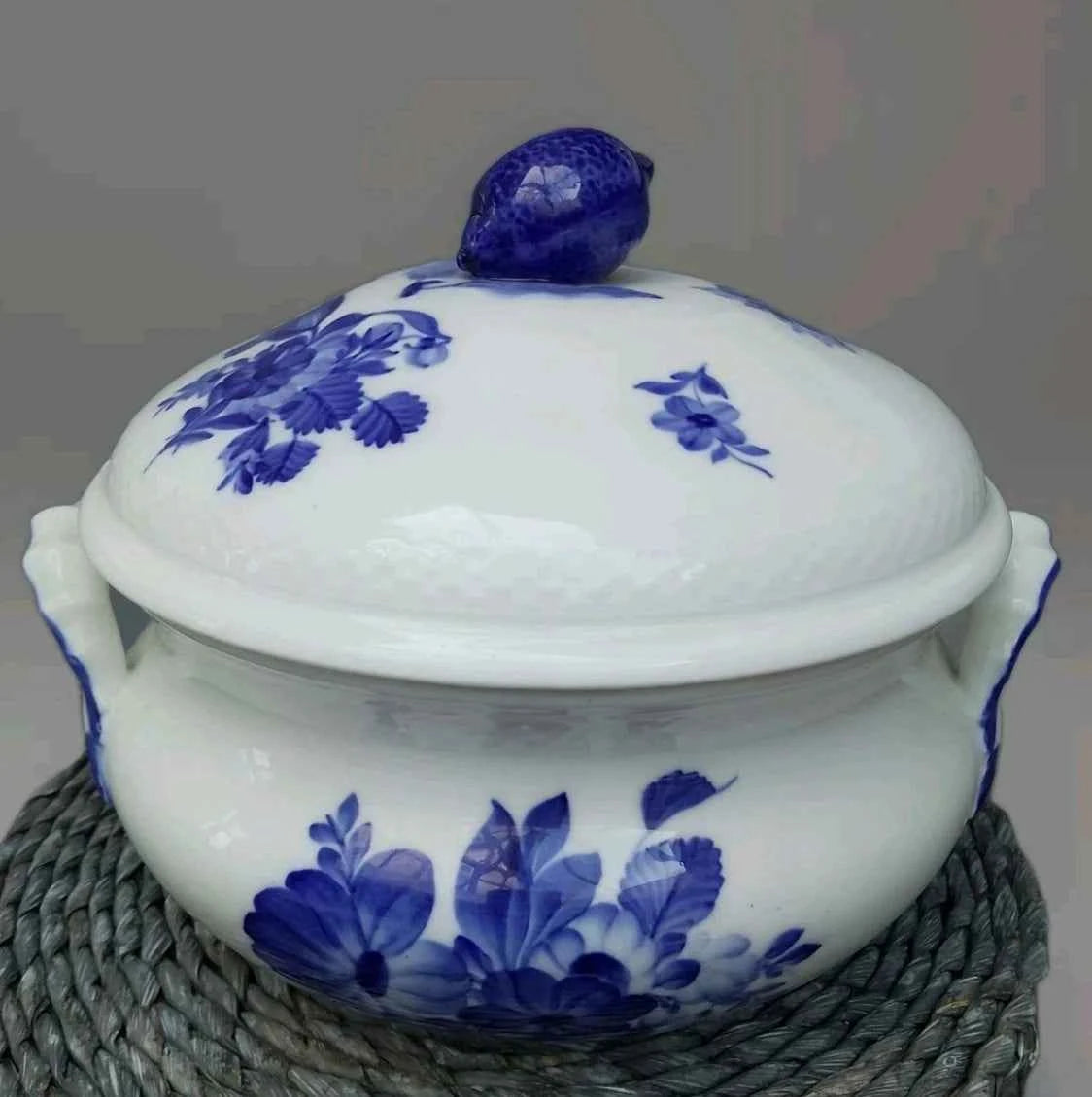 Royal Copenhagen Blue Flower Tureen Vintage Dinner Ware 8111 - Helsby Vintage