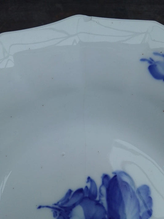 Royal Copenhagen Blue Flowers 8531 Tall Footed Centerpiece Compote 9 3/8 Inch - Helsby Vintage