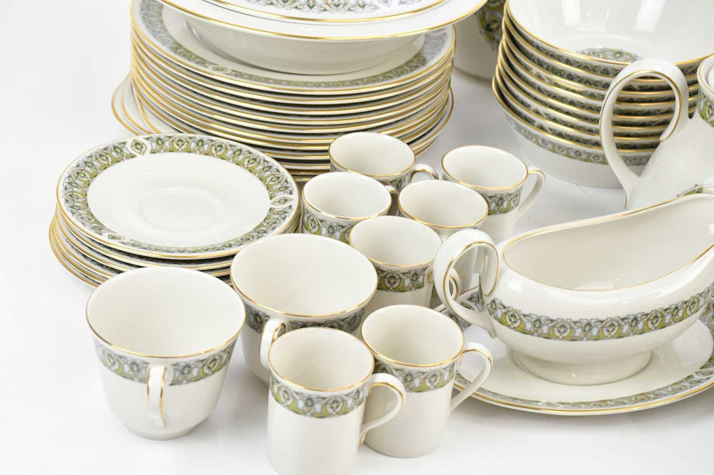 ROYAL DOULTON Celtic Jewel Dinner, Tea And Coffee Service Rare - Helsby Vintage