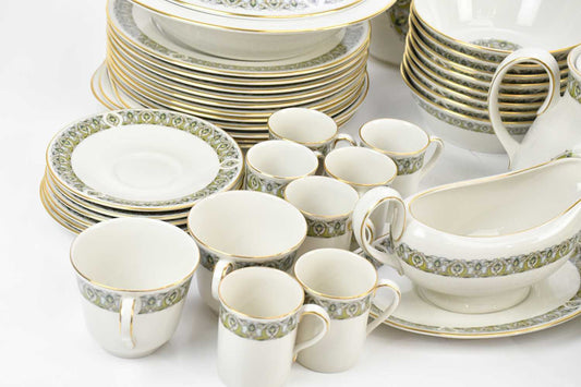 ROYAL DOULTON Celtic Jewel Dinner, Tea And Coffee Service Rare - Helsby Vintage