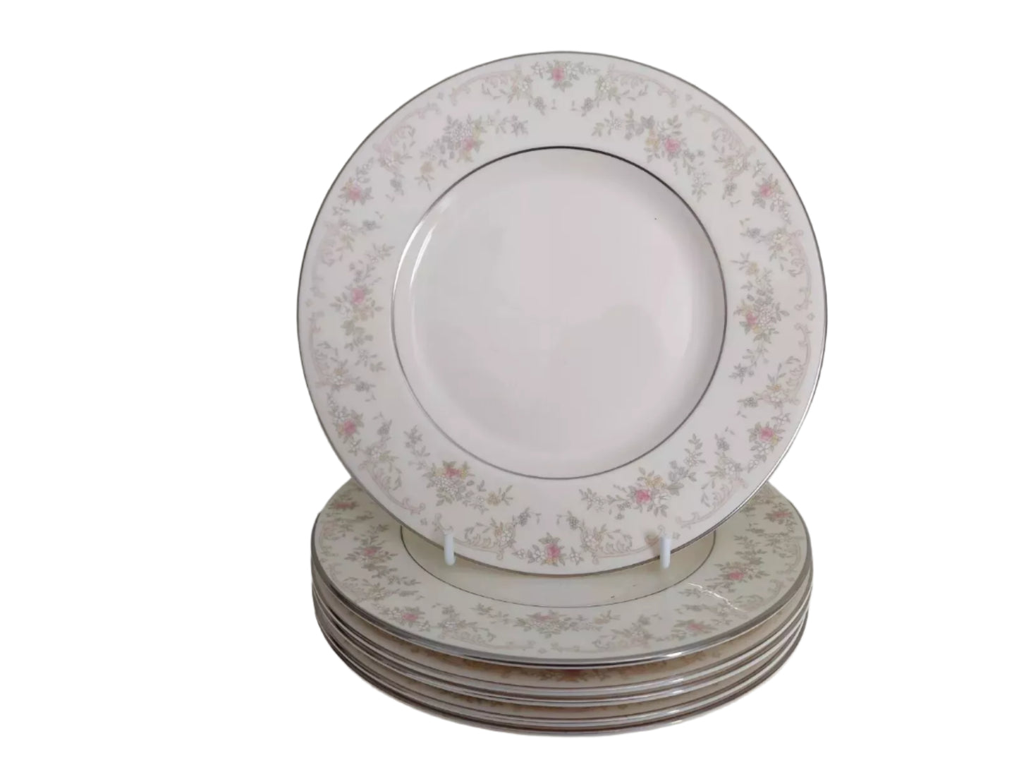 Royal Doulton Diana Romance Collection Set Of 6 Salad Plates 20.5cm - Helsby Vintage