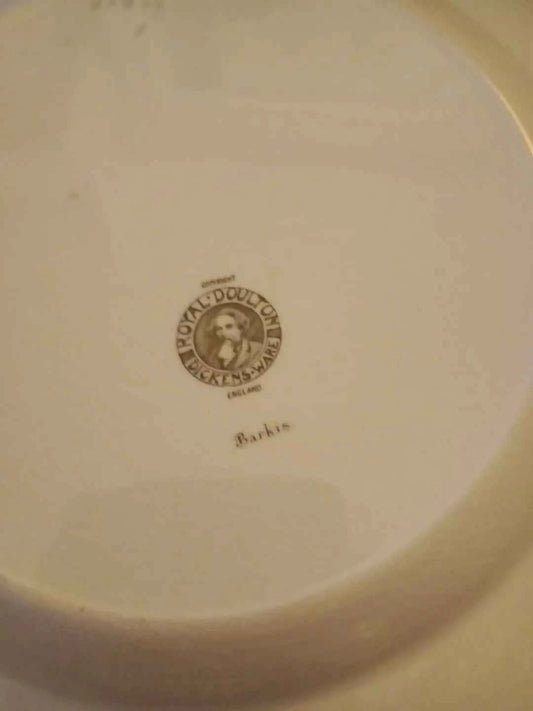Royal Doulton Dickens Ware 'Barkis' Rack 10.5" Plate D2973 c 1910 - Helsby Vintage