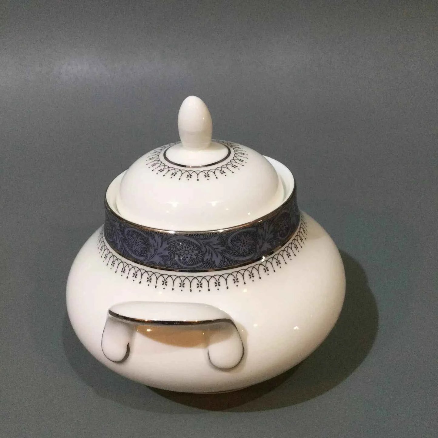 Royal Doulton Sherbrooke Covered Sugar Bowl H5009 - Helsby Vintage