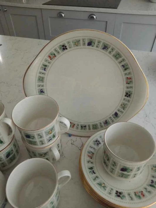 Royal Doulton Tapestry Tea Set For Six - Helsby Vintage