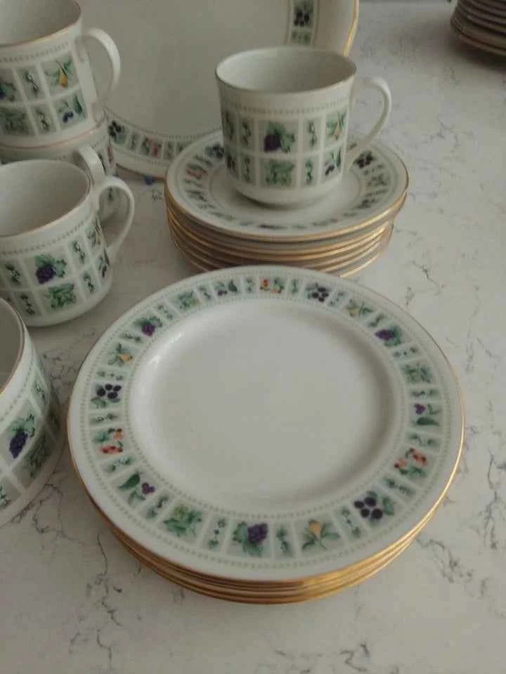 Royal Doulton Tapestry Tea Set For Six - Helsby Vintage