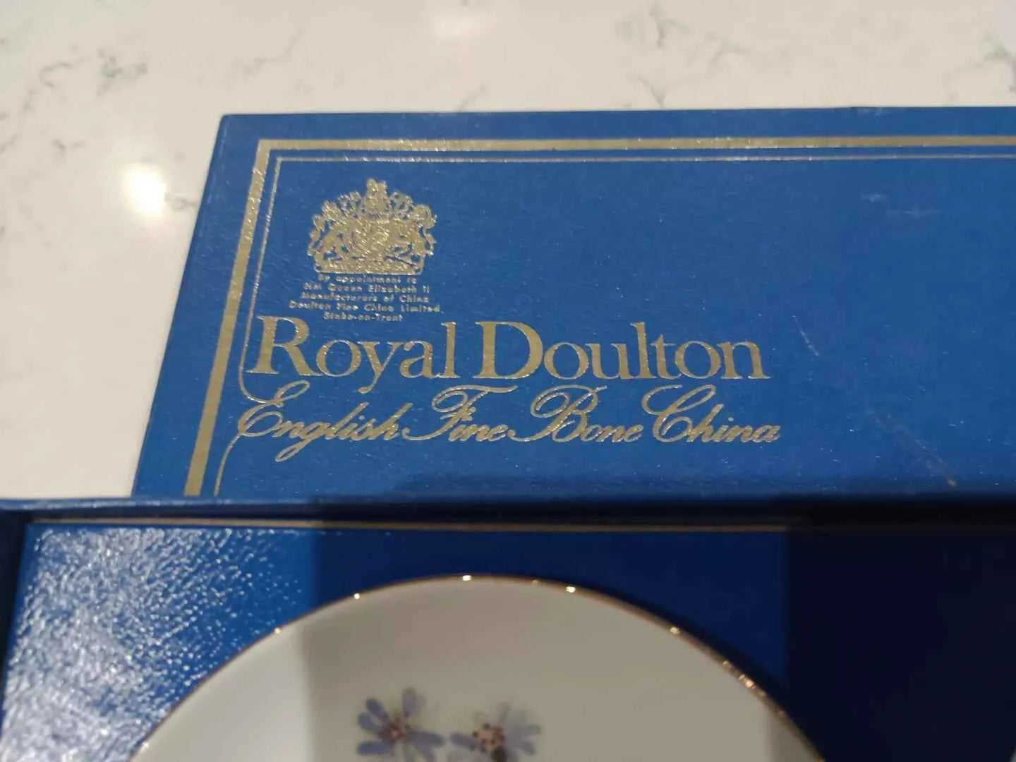 Vintage Royal Doulton Meadow Pin Dishes - Floral Set - Helsby Vintage