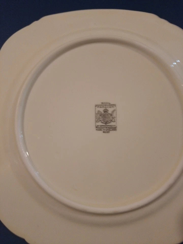 Royal Paragon Rare Collectable Set Of 2 Trios Fine Bone China 1930 - Helsby Vintage