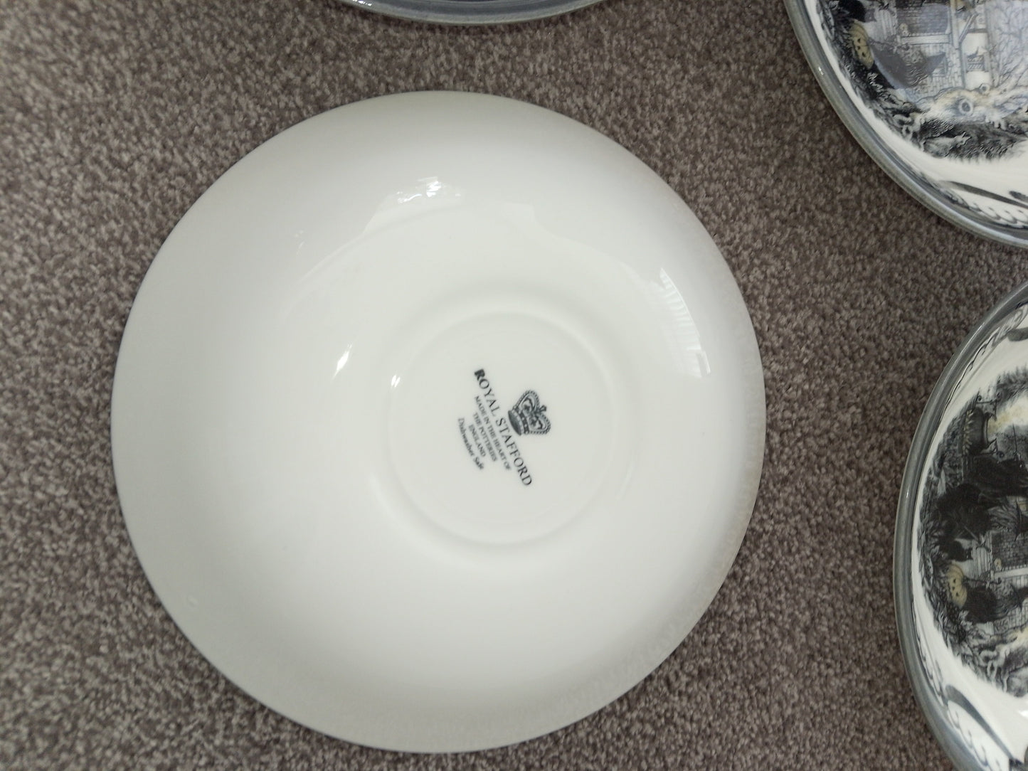 Set of 5 Royal Stafford Spookyville Witches Coven Halloween Pasta Bowls - Helsby Vintage