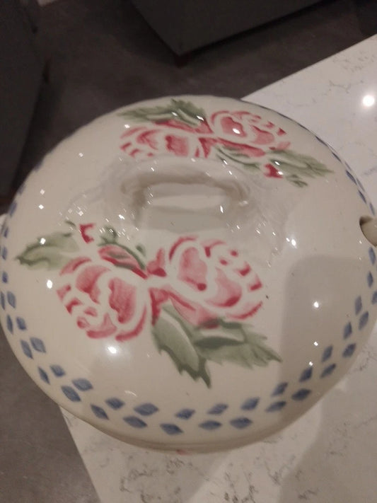 Royal Winton Large Soup Bowl Or Tureen With Lid And Ladle - Helsby Vintage