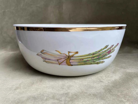 Royal Worcester Evesham Gold Fruit Bowl Salad Serving Bowl 11.5" VERY RARE - Helsby Vintage