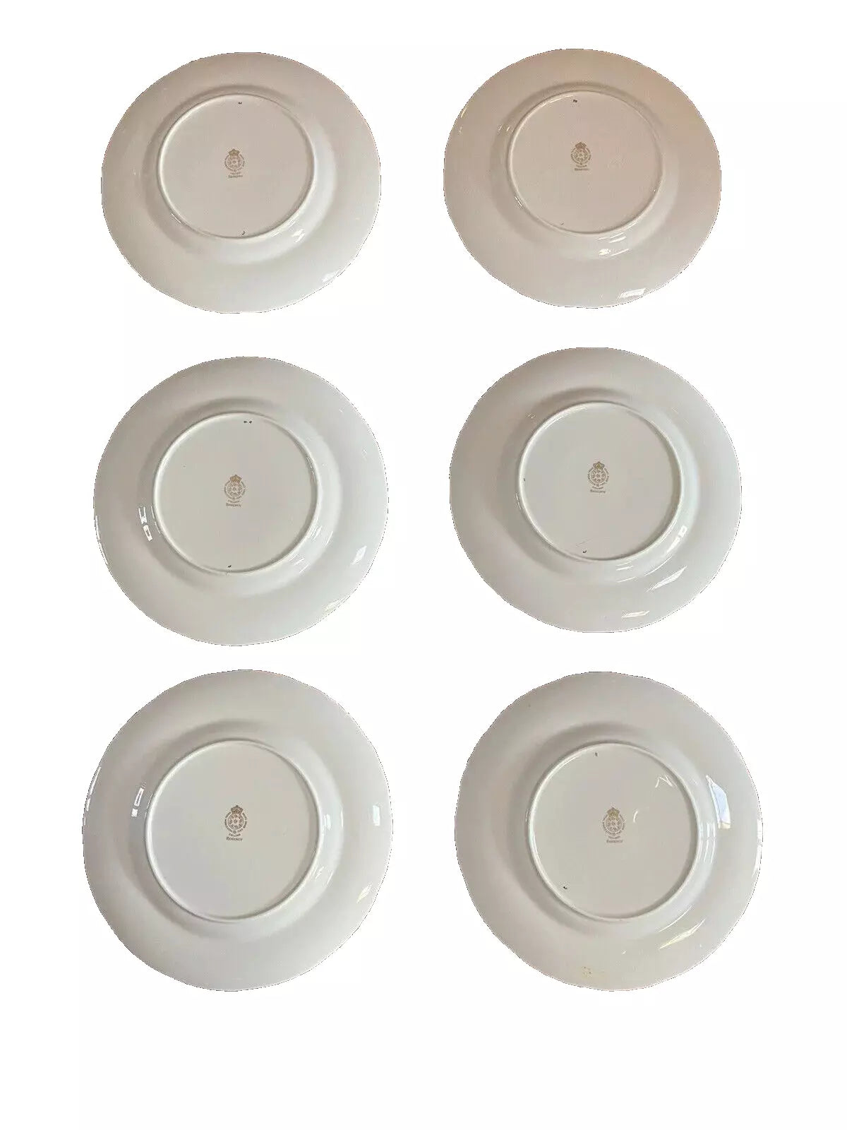 Royal Worcester Regency Cobalt Blue SET OF 6 Side Plates 6"