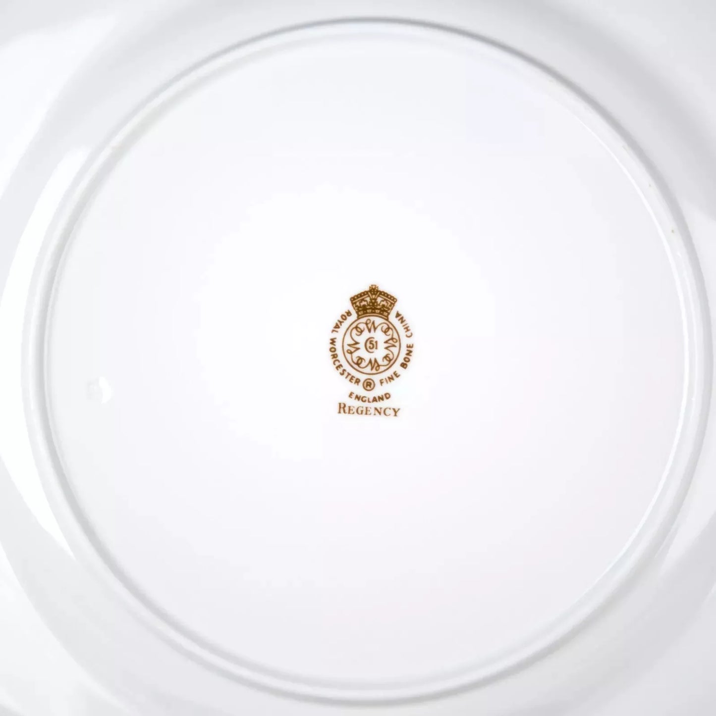 Royal Worcester Regency Cobalt Blue SET OF 6 Side Plates 6"