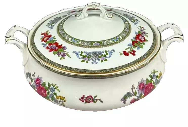 Paragon Tree of Kashmir Tureen Lidded Handled Vegetable Serving Dish Rare
