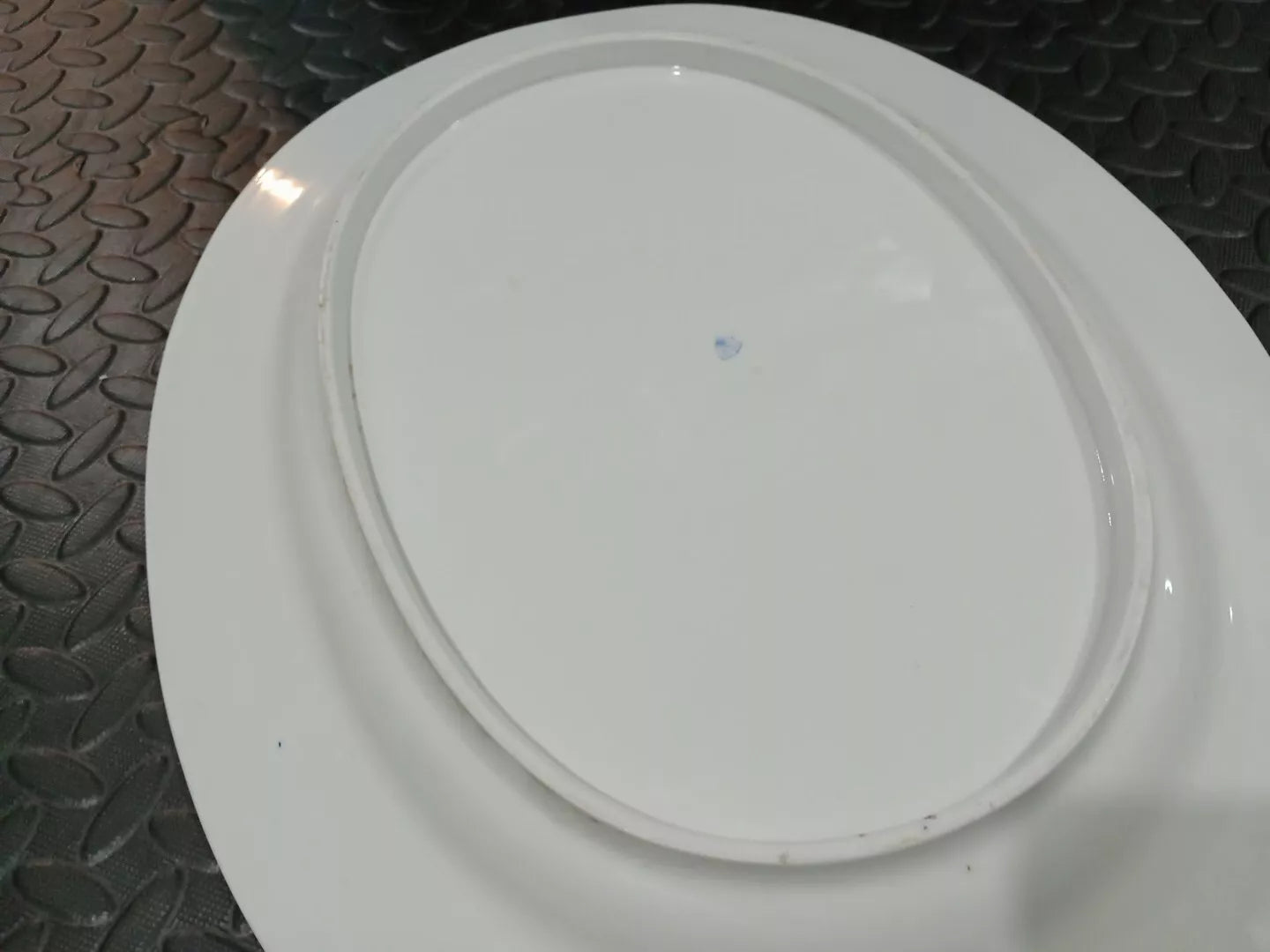 Grainger & Co Chinoiserie Oval Platter 19.5" X 15.5" HUGE RARE Antique 19thC