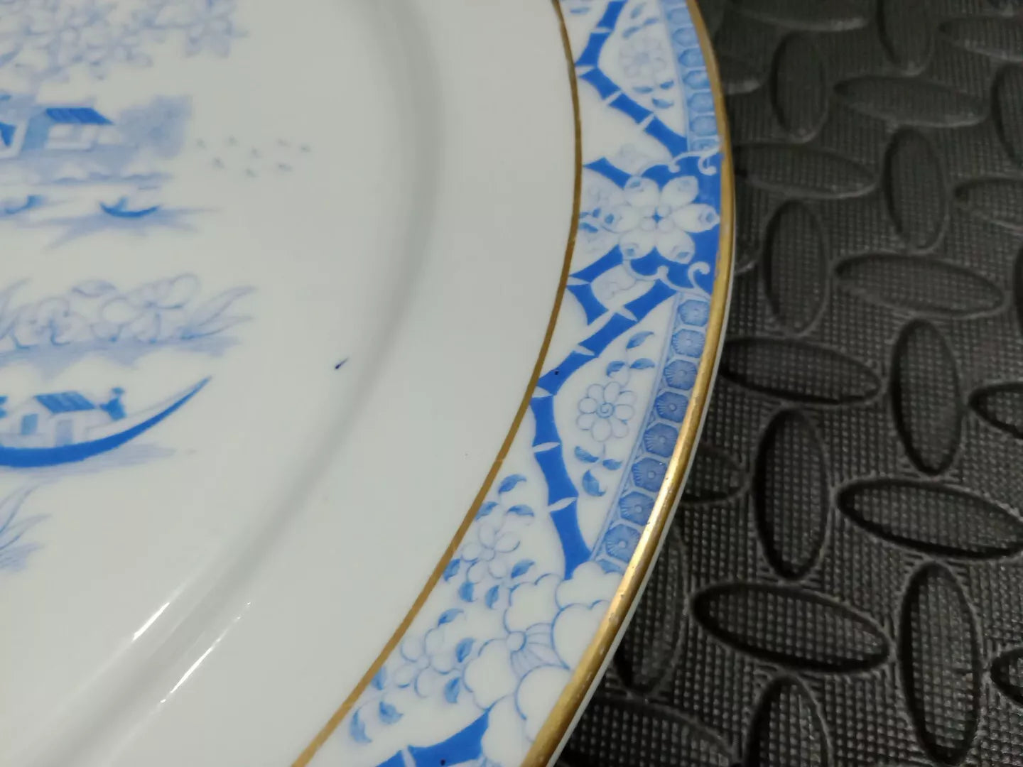 Grainger & Co Chinoiserie Oval Platter 19.5" X 15.5" HUGE RARE Antique 19thC