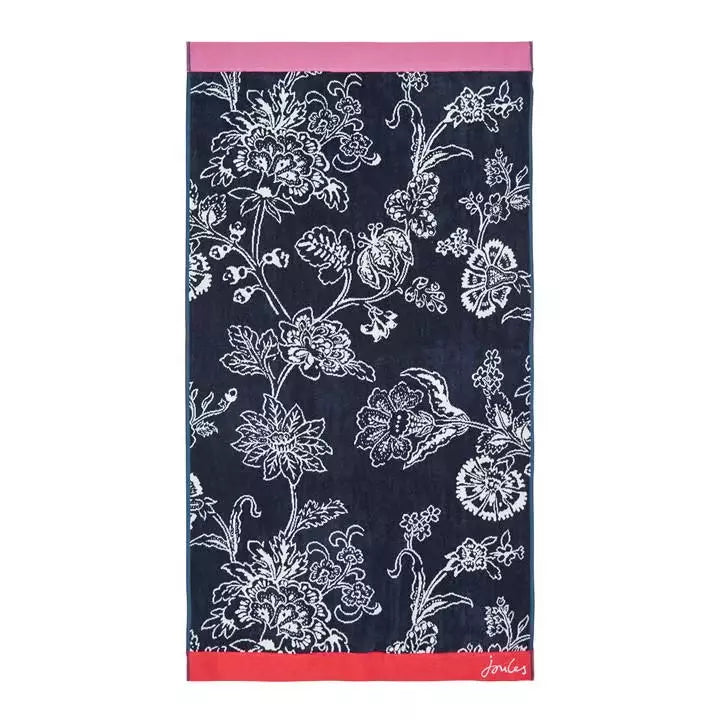 JOULES Bath Towel Indienne Floral 100% COTTON